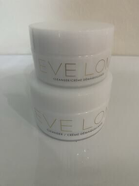 Evelom Cleaners/Creme Demaquillante Lot Of 2. 3.3 Oz And 1.6 Oz Retail $145